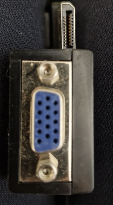 Cablu adaptor, convertor Displayport (DP) tata la VGA mama
