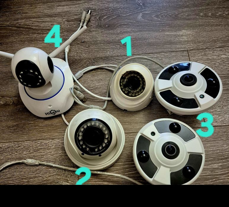 Камеры видеонаблюдения разные