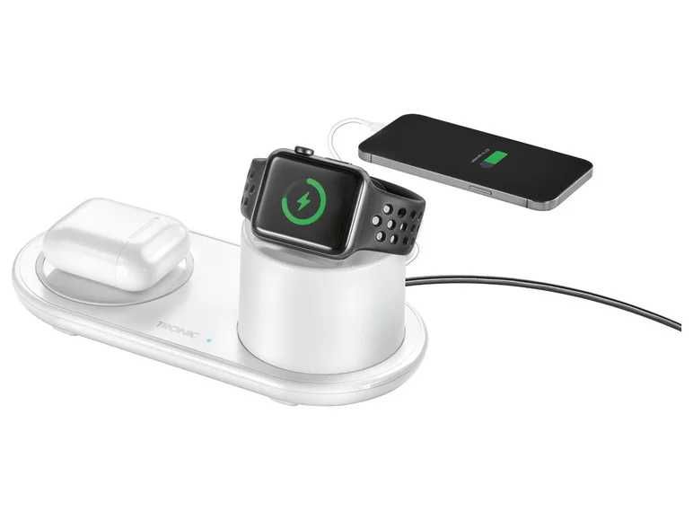 Безжична станция за зареждане на телефон и Apple watch Tronic