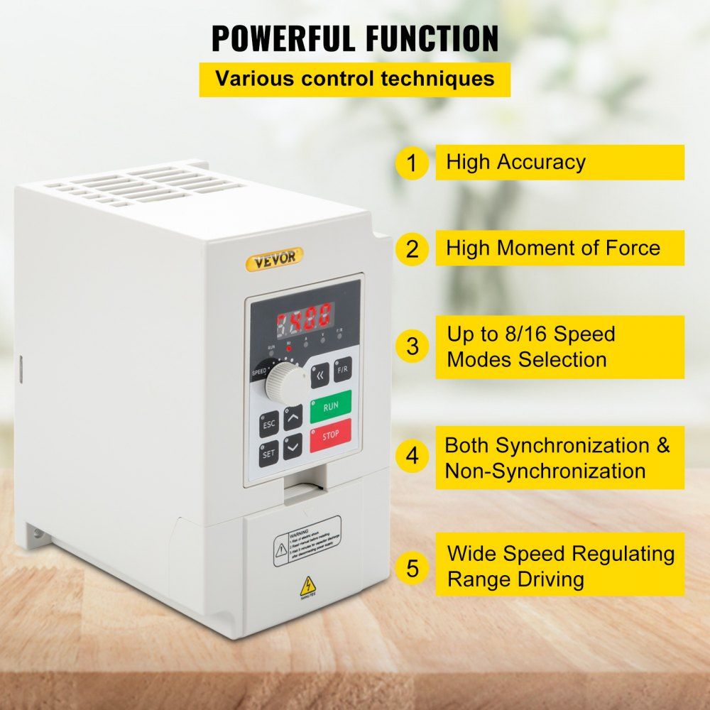 Convertor Inverter CNC, AC 220V, 3KW, 1/3Fază Intrare, 3Fază Ieșire