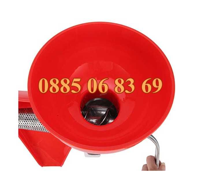 Алуминиева ръчна доматомелачка, машинка за мелене на домати,