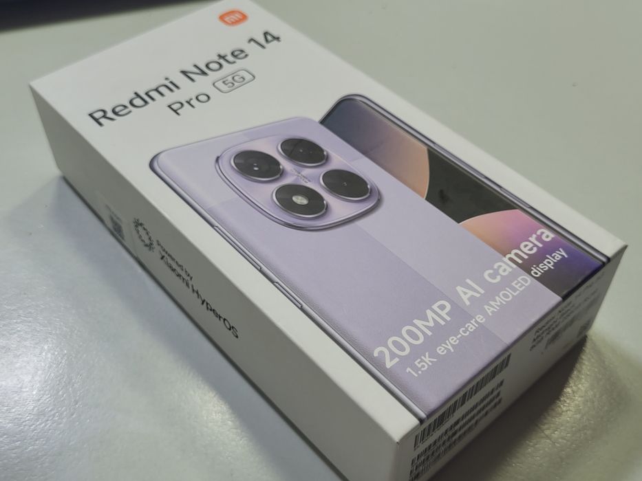 REDMI NOTE 14 PRO Black Nou Cutie Poze reale desigilat Pt proba