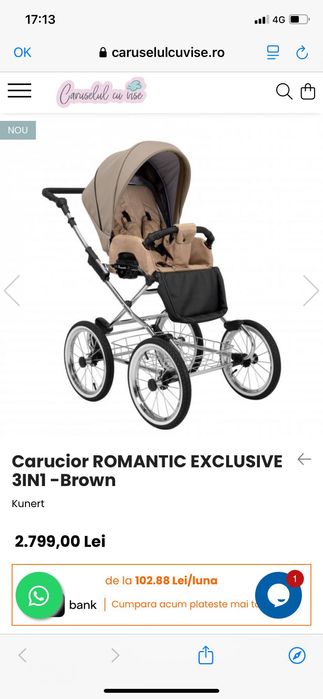 Căruț superb cu toate accesoriile