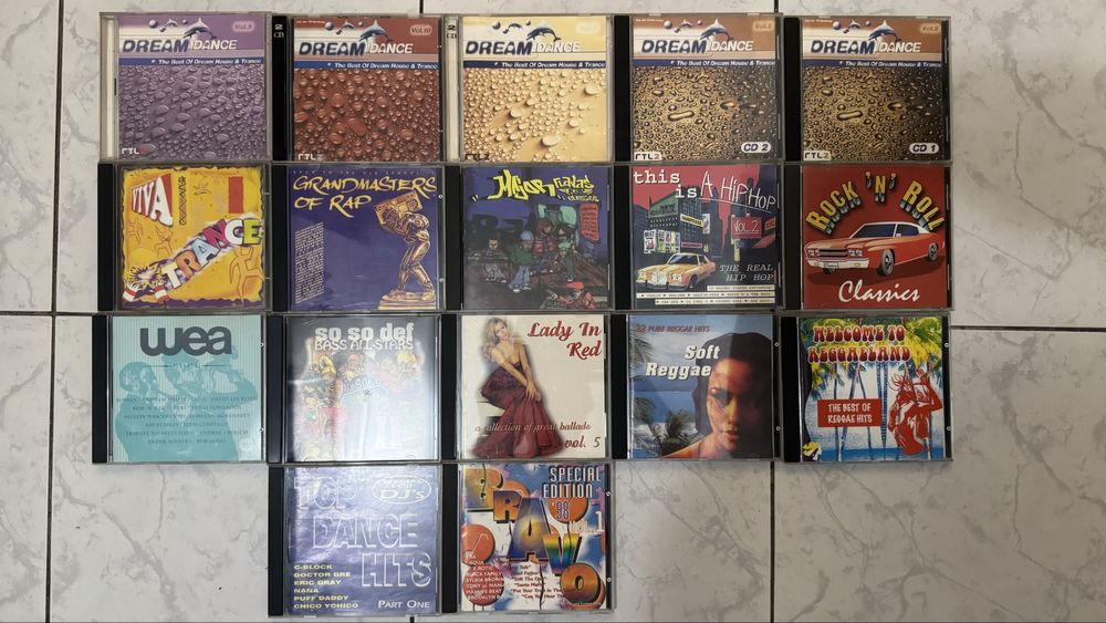 CD-uri audio originale dance/eurodance anii 1990-2000