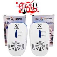 OFERTA - 2 x Aparat 5 in 1 Pest Repeller -aparat cu ultrasunete si