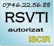 Operator RSVTI autorizat ISCIR, autorizari ISCIR, servicii RSVTI
