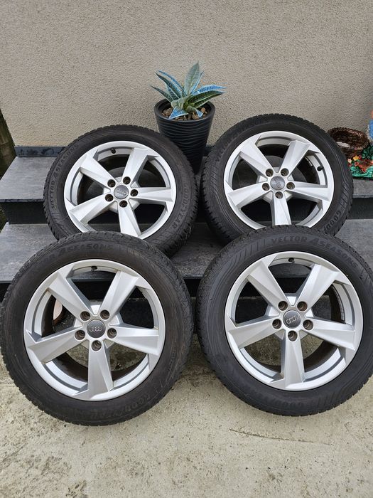 Jante originale Audi + Cauciucuri iarna 215 55 17
