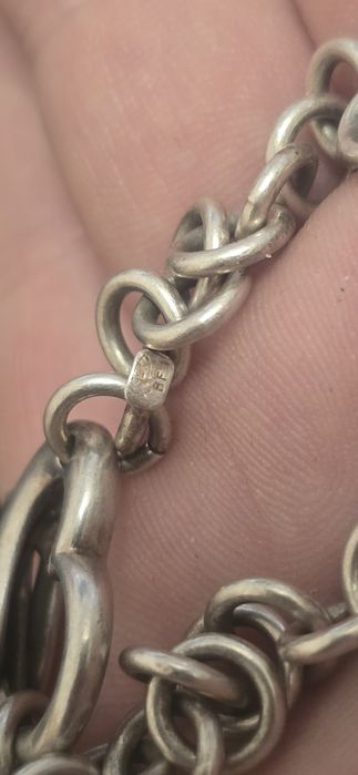 Brățară argint masivă