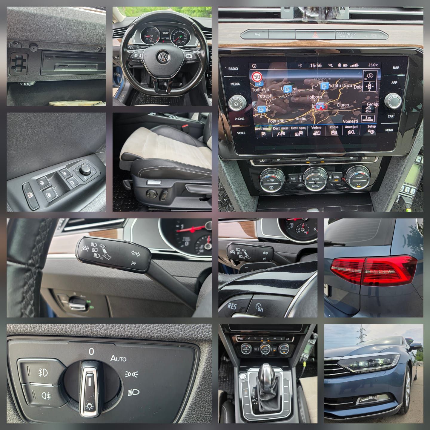 Vw Passat Break Fab 2018 Proprietar Xenon Navi Piele Padele Volan