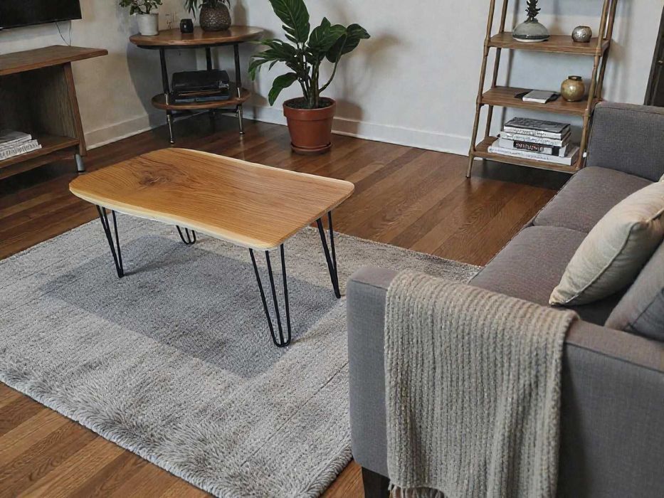 Продам стол журнальный , дубовый слеб