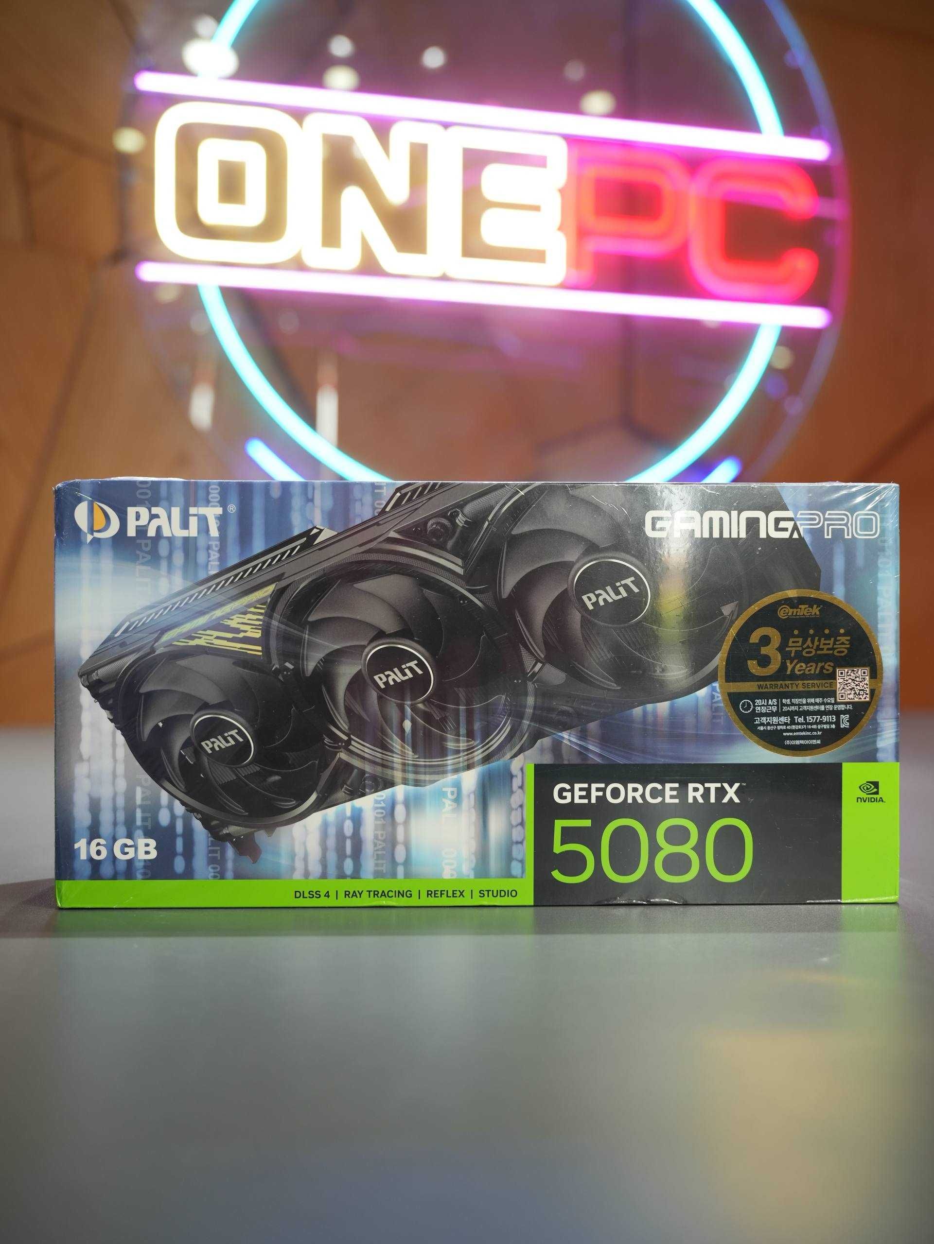 [Новый] Видеокарта PALIT GAMING PRO RTX 5080 16GB (Форма оплаты ЛЮБАЯ]