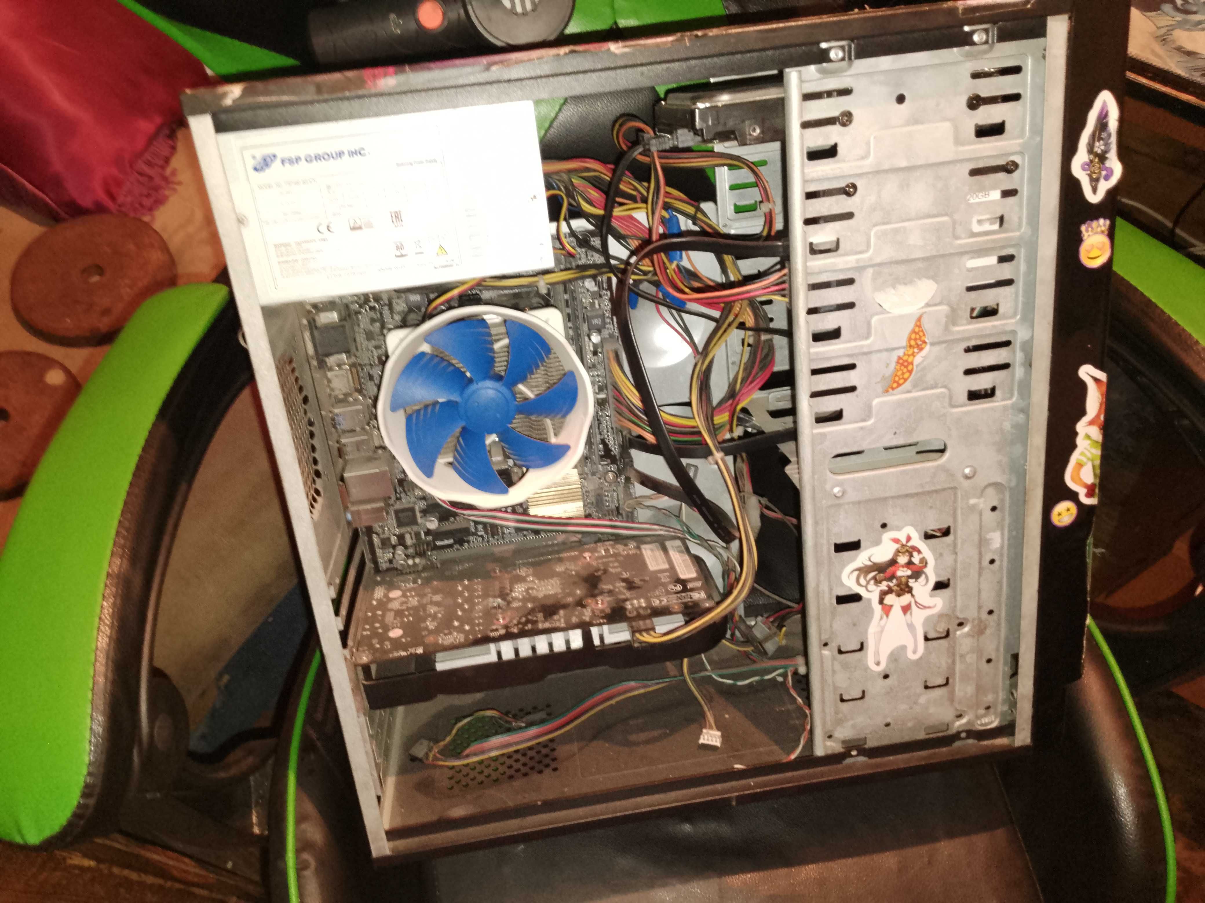 Компьютер gtx 1050ti 16 гигов ddr4