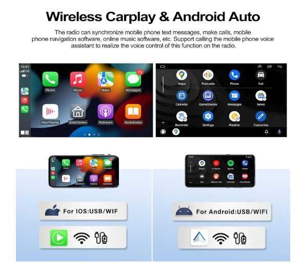 Универсална мултимедия CAMECHO, 2+64G, Android 13