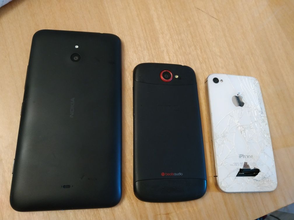 Лот телефон Nokia1320,iPhone,htc