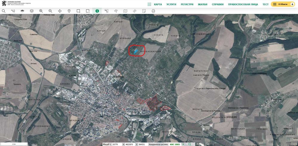 Продавам 7.6 дк парцел в Арменси лозя