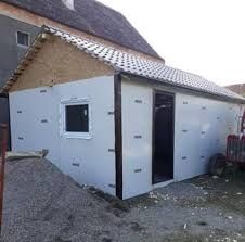 Vand container stil casă din panou sandwich