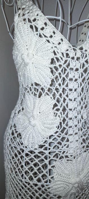 Rochie de plaja crosetata