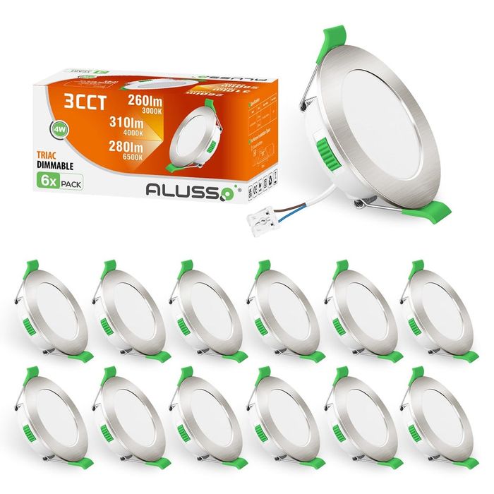 Spot led 4w,5,5w,6w,7w,10w,etc dimerabil set de 6 buc