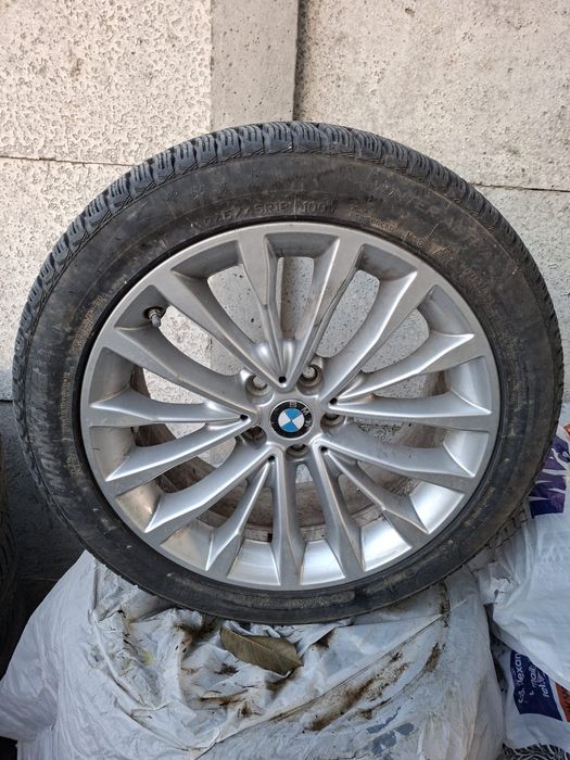 Jante aliaj cu cauciucuri R18 245/45/18 seria 5 G30 anvelope iarnă