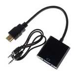 Преходник HDMI към VGA със звук + Гаранция