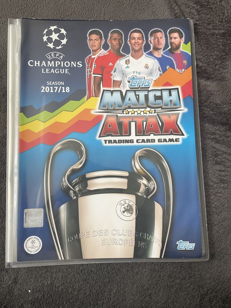 Album cartonase match attak champions league 2017-2018