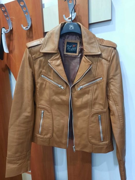 Дамско кожено яке естествена кожа