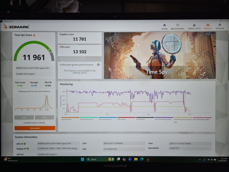 Laptop Gaming Clevo, 16", i7-14650HX, RTX 5060 8GB, 16GB DDR5, 1TB SSD