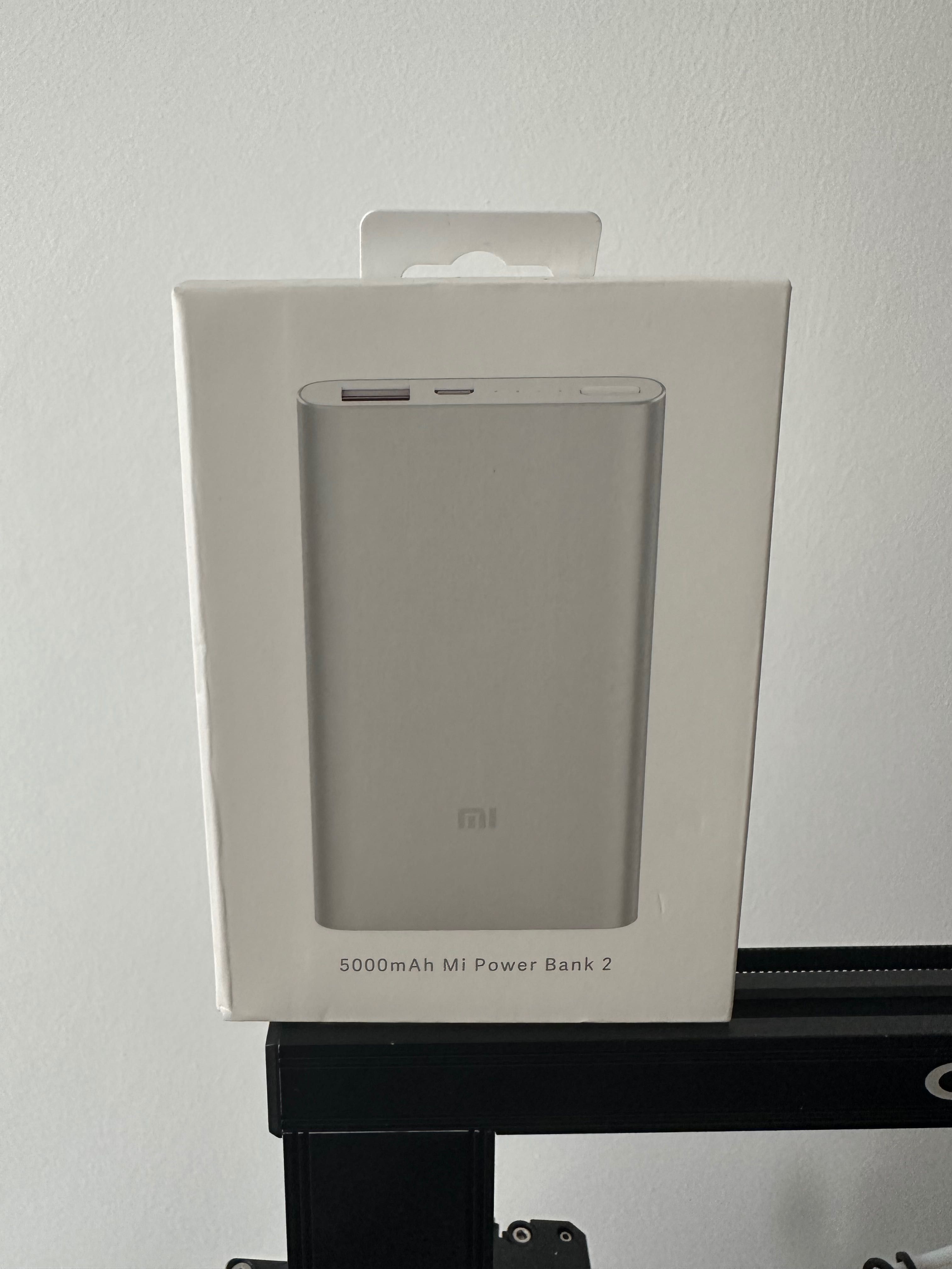 Acumulator extern Xiaomi MI Power Bank 2, 5000mAh, USB (Argintiu)