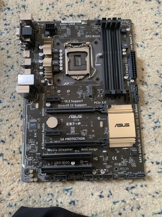 Матернскаяплата Asus z97-p с озу ddr3