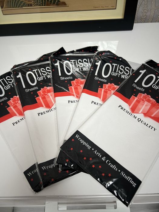 Пленка упаковочная Тишью 50 шт 74х50 см