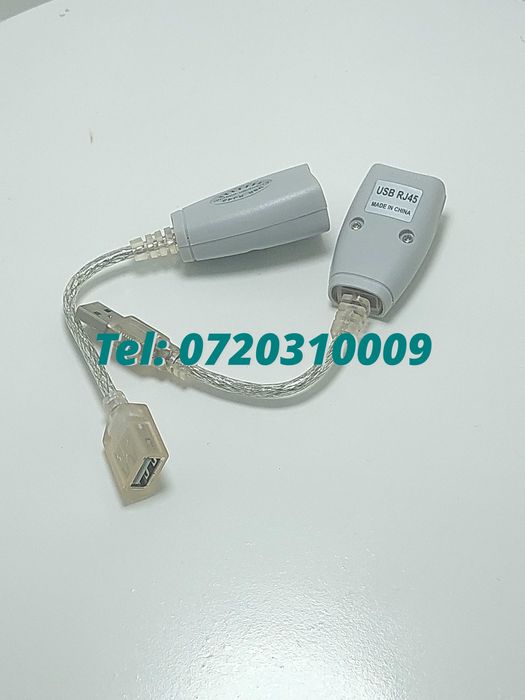 Extensie Prelungiretor Usb Prin Cablu Retea Rj45 Usb Lan Mama  T