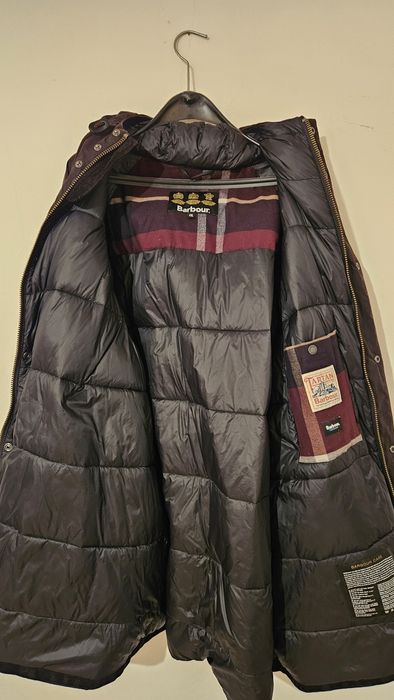 яке Barbour XL/XXL пухено