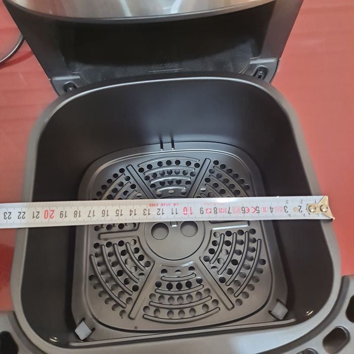 Friteuza cu aer cald, Air Fryer 8L, 2400 W, afisaj digital LCD color,