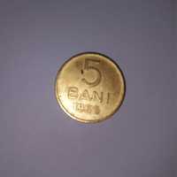 Vând monedă veche de 5 bani din anul 1956