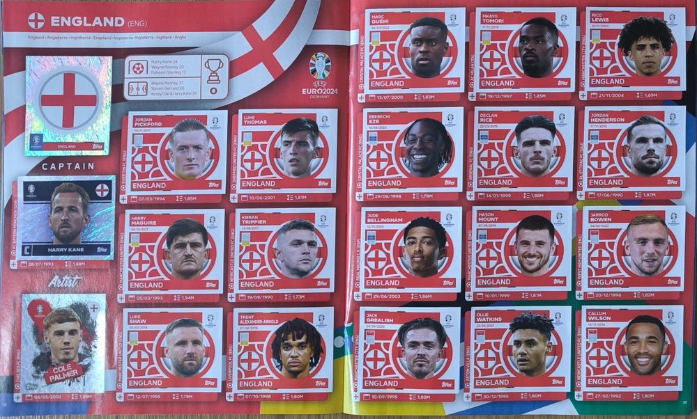 Vand album stickere euro 2024