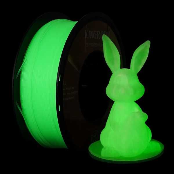 Светещ KINGROON PLA Filament GLOW IN DARK Филамент за 3D Printer