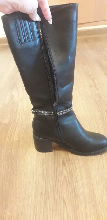 Сапоги натуральная кожа