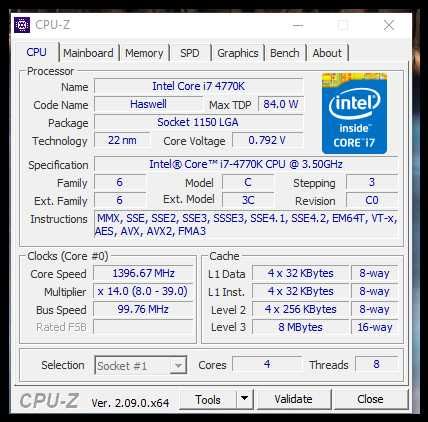 Процесор Intel® Core™ i7-4770K lga 1150
