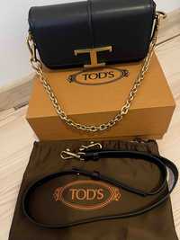 Дамска чанта Tod’s Made in Italy с две дръжки в к-т изцяло тел.кожа