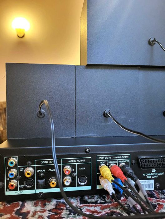 Sistem Cyber Home 5.1 Dolby Digital, DVD, CD, TV, MP3, DTS