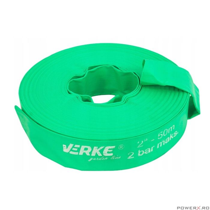 Furtun apa tip pompier cauciucat 2 bari, 2"50 metriVerke