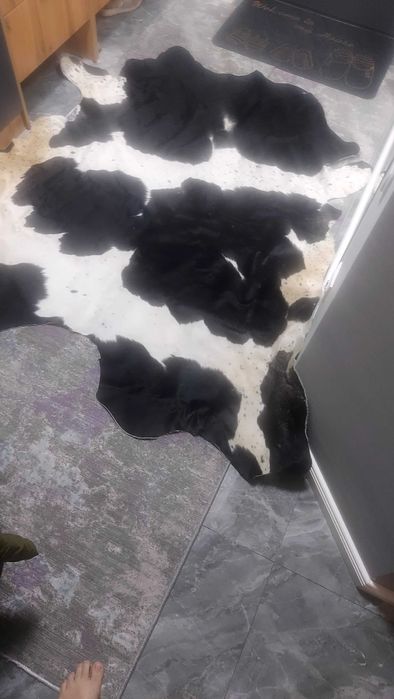 Ковёр  из шкуры коровы