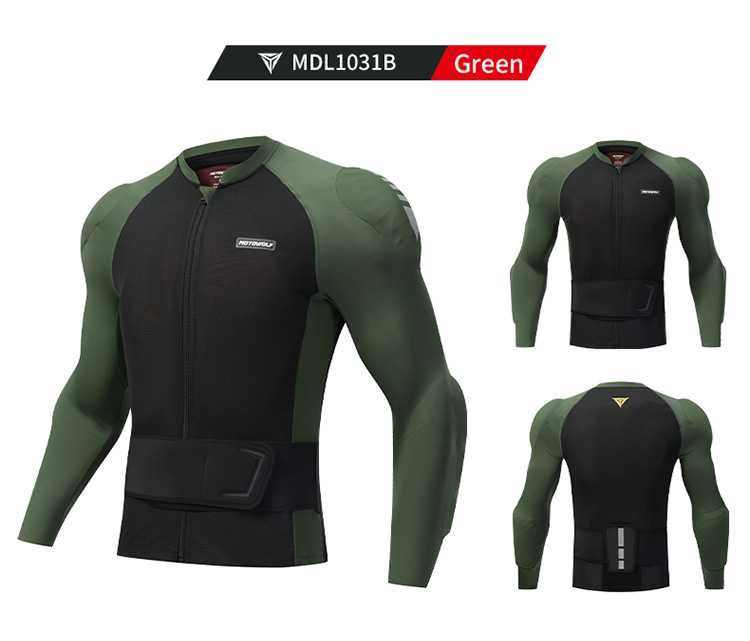 Geaca de vara moto MOTOWOLF cu armura, protectii soft certificate CE