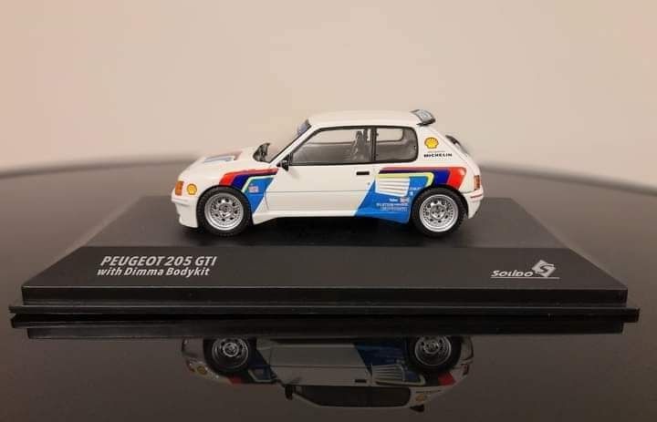 Peugeot 205 GTI with Dimma Bodykit 1:43 Solido