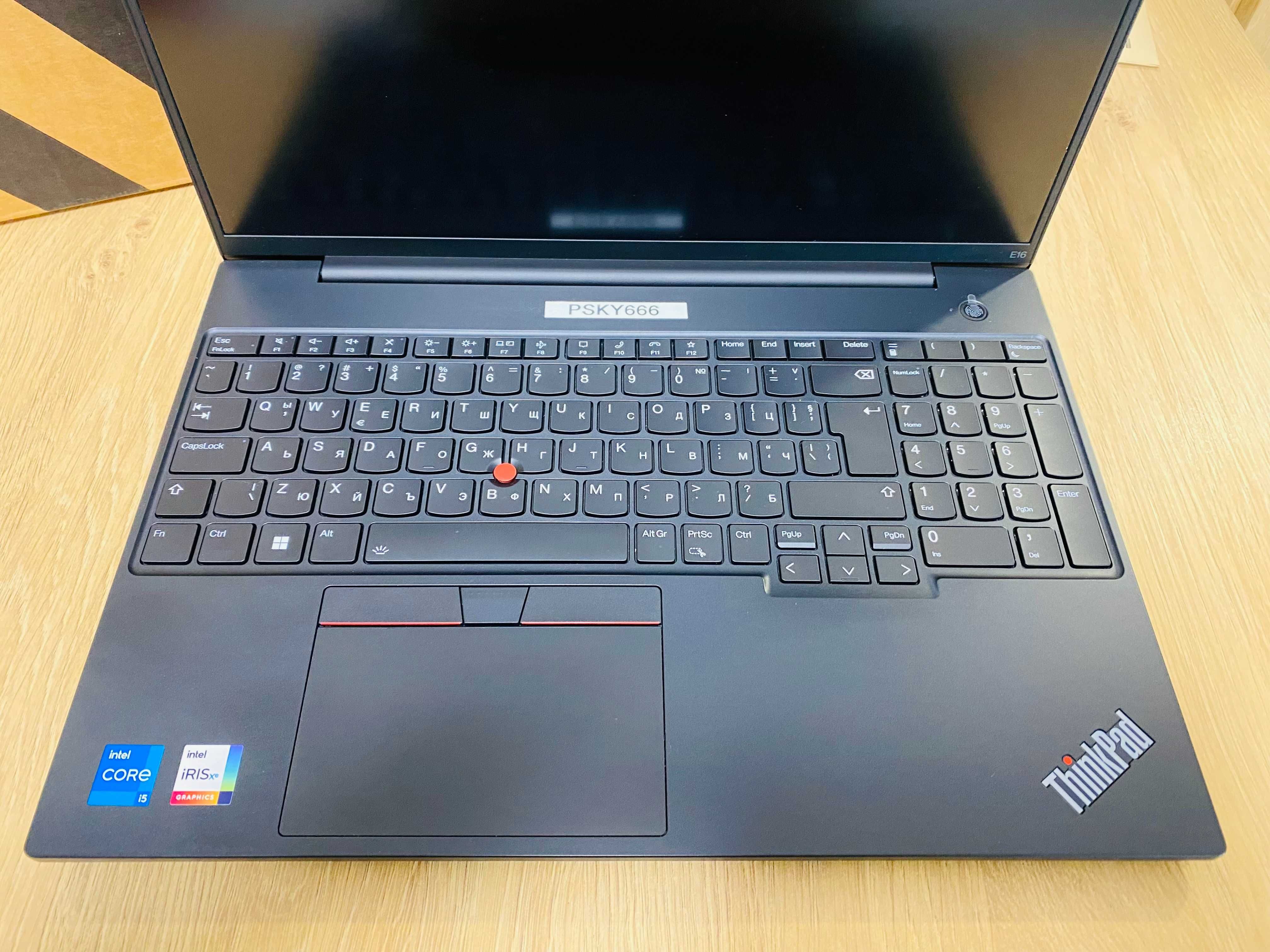 НОВ! Lenovo ThinkPad E16 Gen1 Intel® Core™ i5-1335U 16" 16GB 512GB SSD