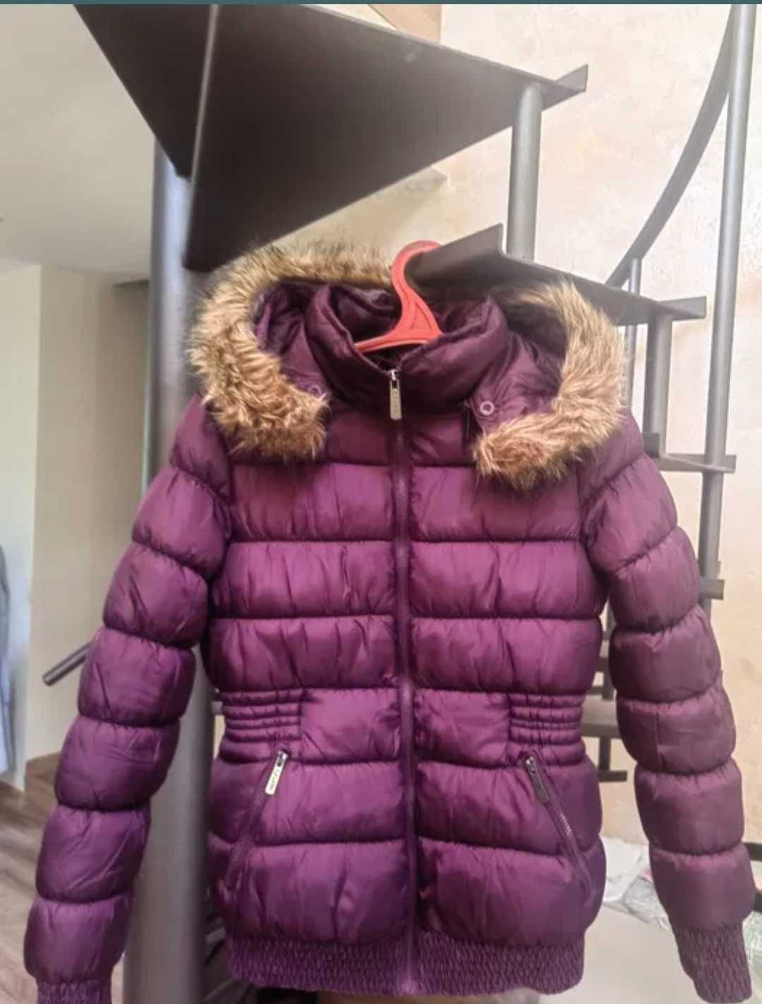 Зимно лилаво яке