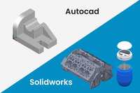 AutoCAD Solidworks  dasturida chizmalar (чертеж) xizmati.