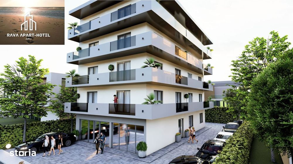 Mamaia Nord-Tabara, garsoniera la cheie, etaj 2, la 100metri de plaja