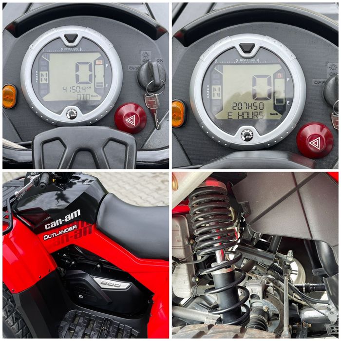 Atv Can Am Outlander 500cc 4x4 2011 Recent adus -impecabil -4150km !