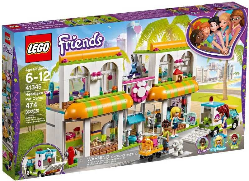 Seturi LEGO Friends 41345 si 41315 - Surf si Heartlake City Pet Centre